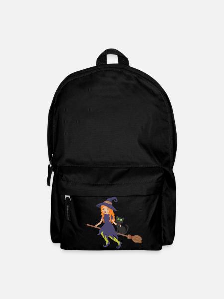 Halloween - Hexe - Rucksack - Schwarz