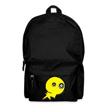 cute monster character - Backpack - black - Front