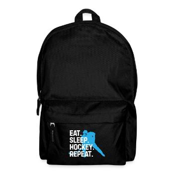 Eat Sleep Repeat Hockey Cadeau - Sac à dos - noir - Devant