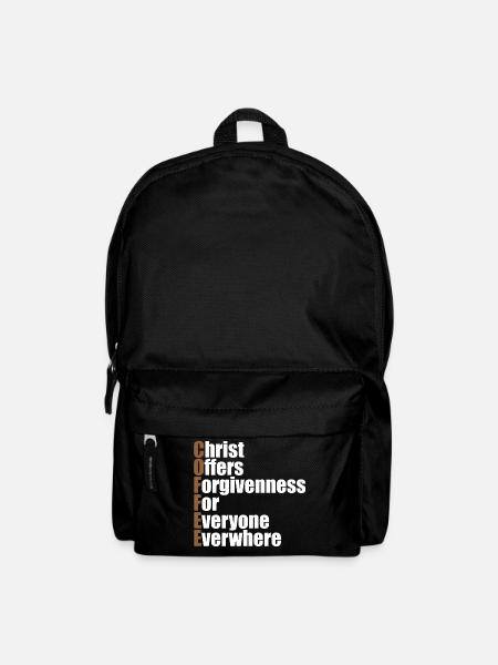 Christlicher Kaffee Christlicher Kaffee - Rucksack - Schwarz