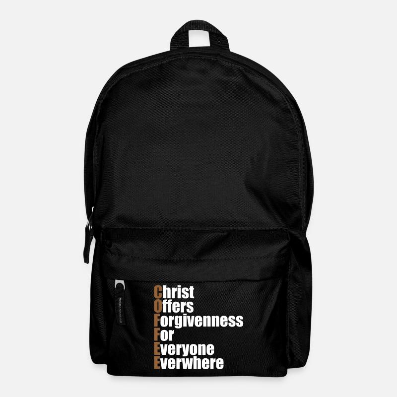 Christlicher Kaffee Christlicher Kaffee - Rucksack - Schwarz
