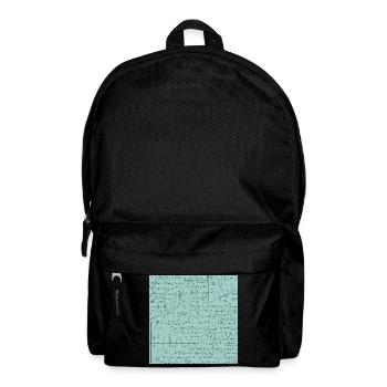 Mathe-Gleichung-Muster, Mathe Formel-Liebhaber-Geschenk - Rucksack - Schwarz - Vorne