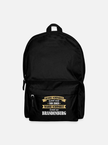 Brandenburg Brandenburger Berlin Heimat Bundesland - Rucksack - Schwarz