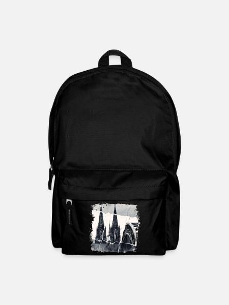 Köln Deutschland Kölner Dom Cologne Stadt Skyline - Rucksack - Schwarz
