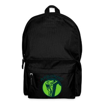 Arborist bois sort bois cadeau profession - Sac à dos - noir - Devant