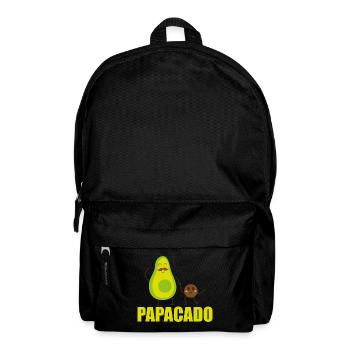 Papacado Gift Father's Day Saying - Backpack - black - Front