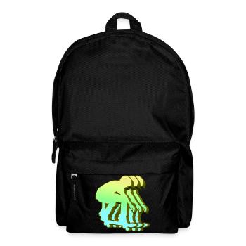 Skateboarder 3D - Sac à dos - noir - Devant