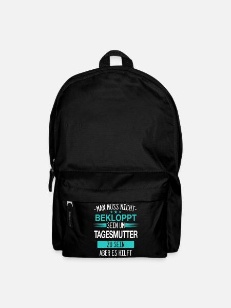 Tagesmutter Tagesmütter Erzieherin Beruf Spruch - Rucksack - Schwarz
