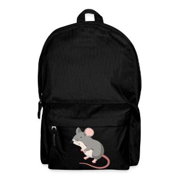 Maus Illustration – handgezeichnetes Tiermo - Backpack - black - Front