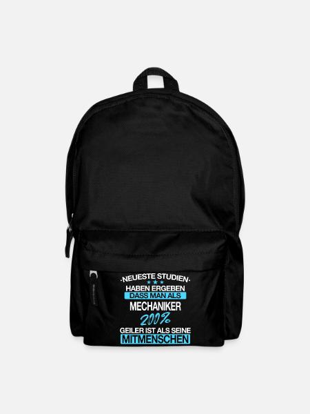 Mechaniker Werkstatt Automechaniker Auto Spruch - Rucksack - Schwarz