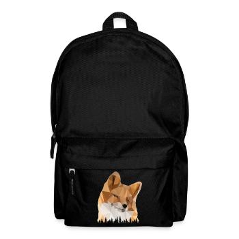 Wald Schlau Waldtiere - Rucksack - Schwarz - Vorne