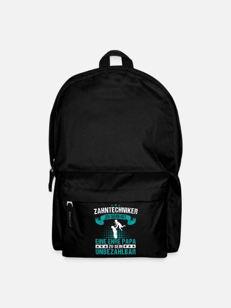 Zahntechniker Zahntechnik Zahnarzt Spruch - Rucksack - Schwarz