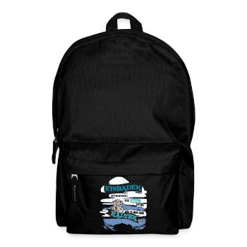 Eisbader Frieren nicht, Winterbader - Rucksack - Schwarz - Vorne