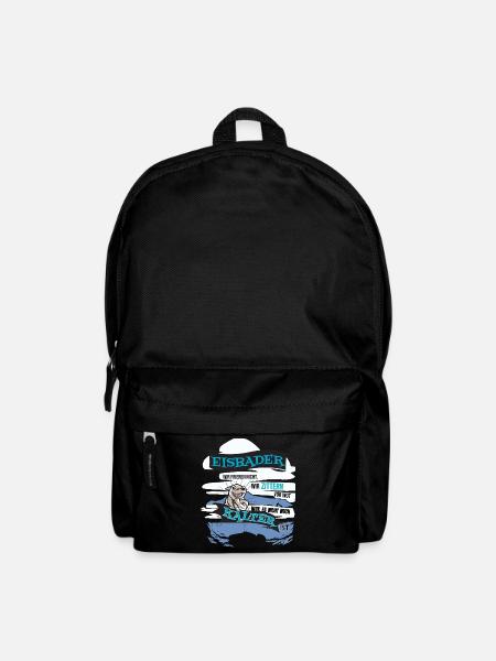 Eisbader Frieren nicht, Winterbader - Rucksack - Schwarz