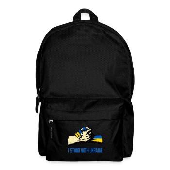 I Stand With Ukraine - Backpack - black - Front