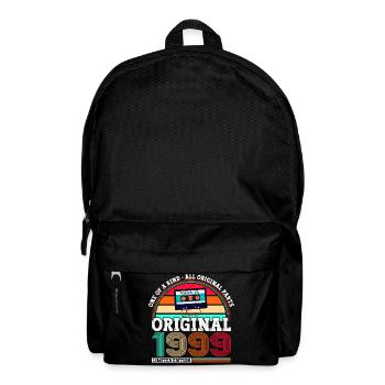 Original 1999 25. Geburtstag Geschenk Herren - Rucksack - Schwarz - Vorne