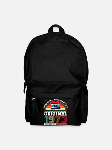 Original 1973 49th Birthday Gift Men - Backpack - black
