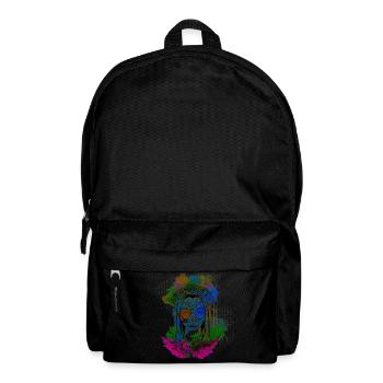A Beautiful and Funny Watercolor Calavera Design - Backpack - black - Front