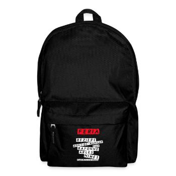 Feria en France - Sac à dos - noir - Devant