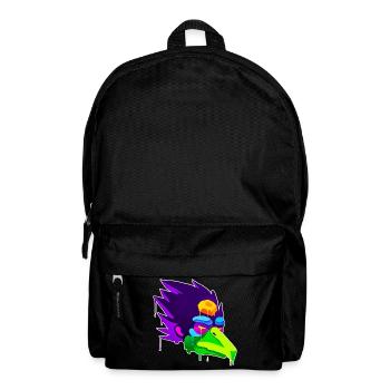 A beautiful and fun Karasu Tengu eagle design - Backpack - black - Front