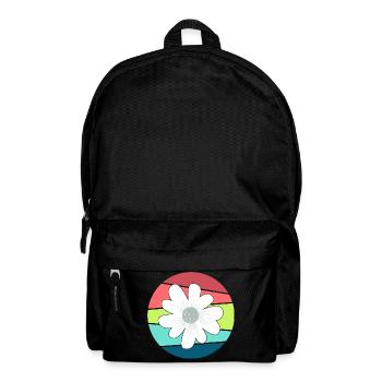 Retro Blume - Florist - Rucksack - Schwarz - Vorne