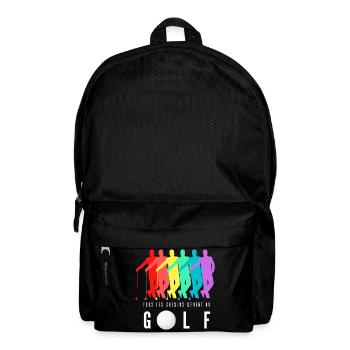 Tous les Chemins Mènent au Golf - Sac à dos - noir - Devant