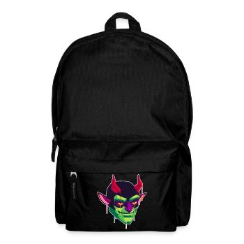 Ein Schönes und Gruseliges Teufel und Satan Design - Rucksack - Schwarz - Vorne