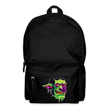 Creepy and beautiful Goblin Monster Design - Backpack - black - Front
