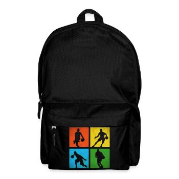 Basketballer - Rucksack - Schwarz - Vorne