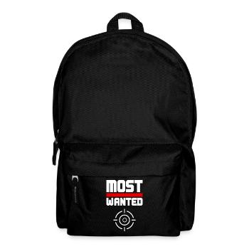 Most Wanted - Backpack - black - Front