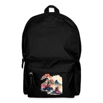 Japanische Kunst - Rucksack - Schwarz - Vorne