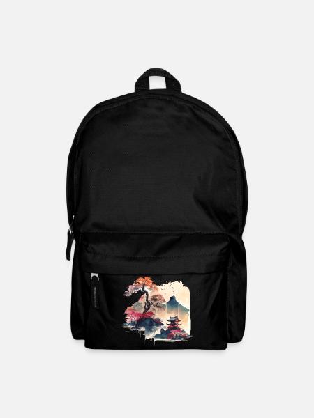 Japanese Art - Backpack - black