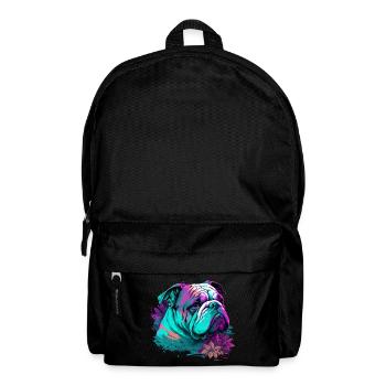 Leaves And Bulldog - Backpack - black - Front