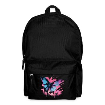 Lovely Vaporwave Butterfly - Backpack - black - Front