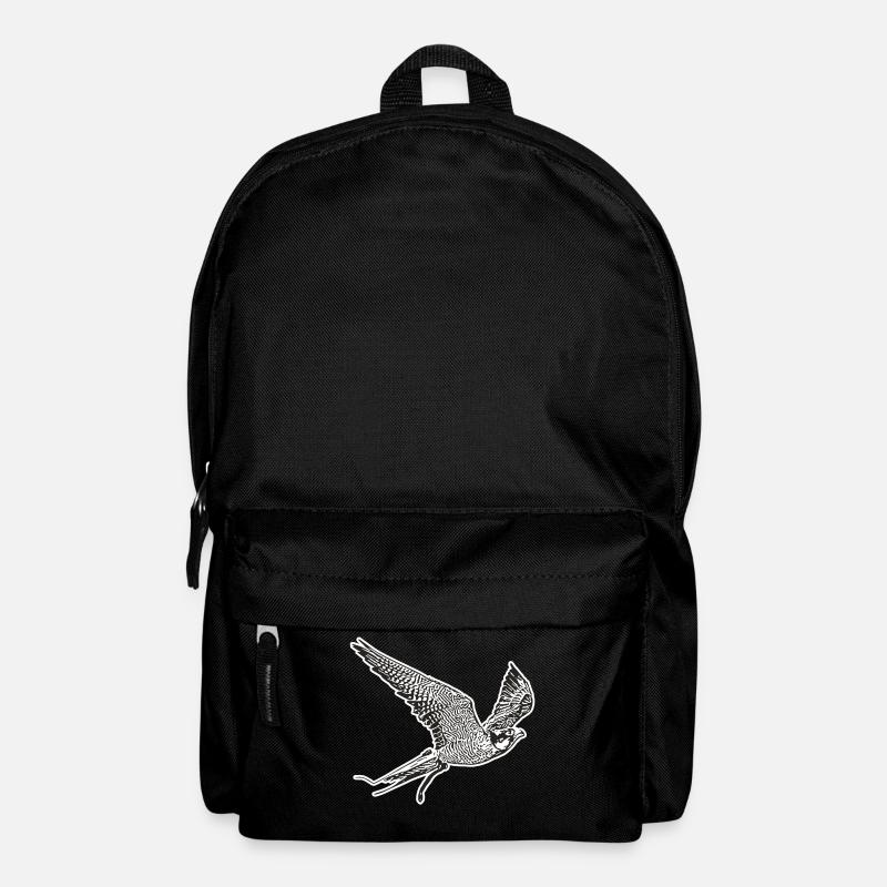Falke im Flug - Rucksack - Schwarz