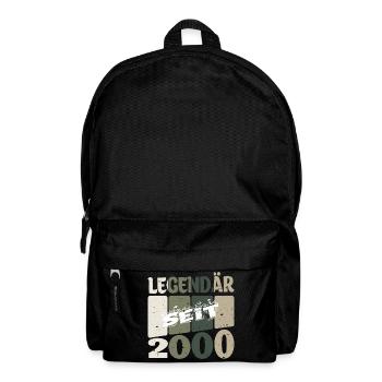 geburtstag 2000 - Rucksack - Schwarz - Vorne