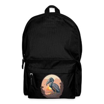 Schuhschnabel retro - Rucksack - Schwarz - Vorne