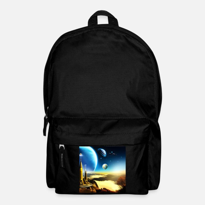 Surreale Welten - Planeten - Nummer 6 - Rucksack - Schwarz