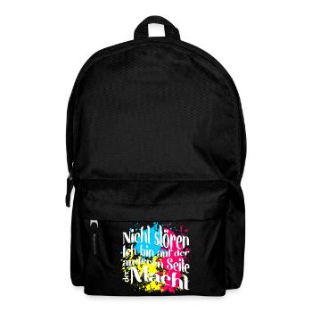 Ich bin auf der andern Seite der Macht - Rucksack - Schwarz - Vorne