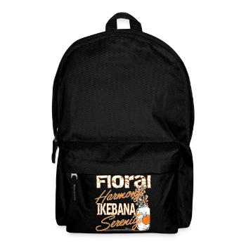 Ikebana Serenity Japanisches Hobby Liebe Kultur - Rucksack - Schwarz - Vorne