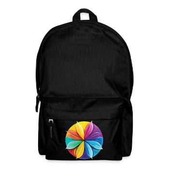 Fleur de Lotus - Méditation - Yoga - Zen - Sac à dos - noir - Devant