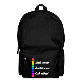 Charité 3 - Sac à dos - noir - Devant