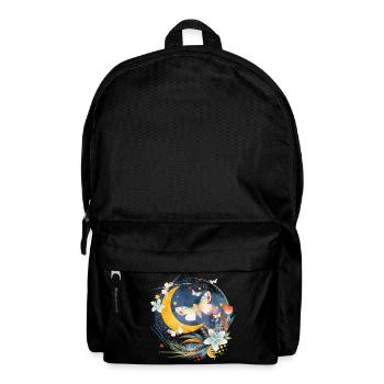 seltene exotische Schmetterlinge im Mondschein - Rucksack - Schwarz - Vorne
