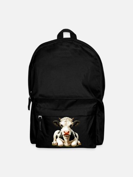 Kuh - Rucksack - Schwarz