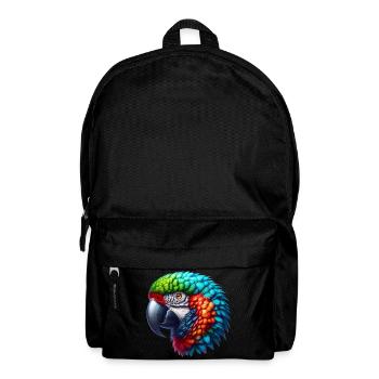 Papagei - Rucksack - Schwarz - Vorne