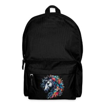 Pferd - Rucksack - Schwarz - Vorne