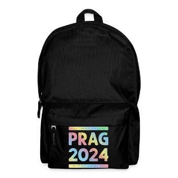 Prag 2024 Bunt Urlaub Team - Rucksack - Schwarz - Vorne