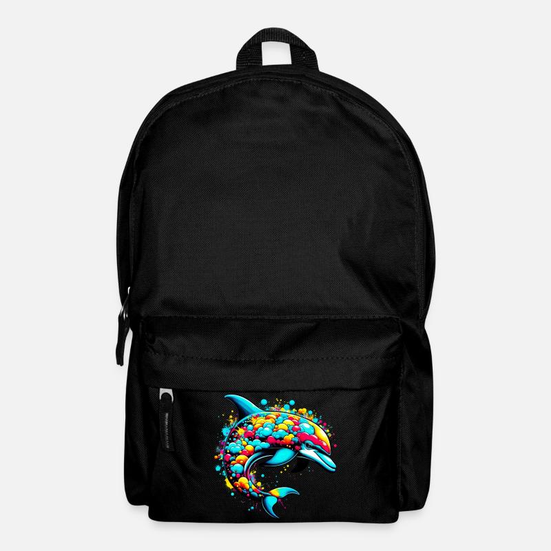 Delfin - Rucksack - Schwarz