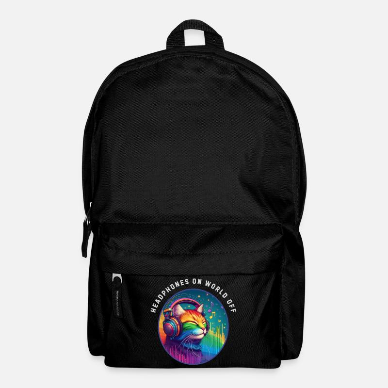 LGBT. Kopfhörer an Welt aus - Rucksack - Schwarz