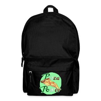 Pizza Power Super Powers Energy Slice UK - Backpack - black - Front
